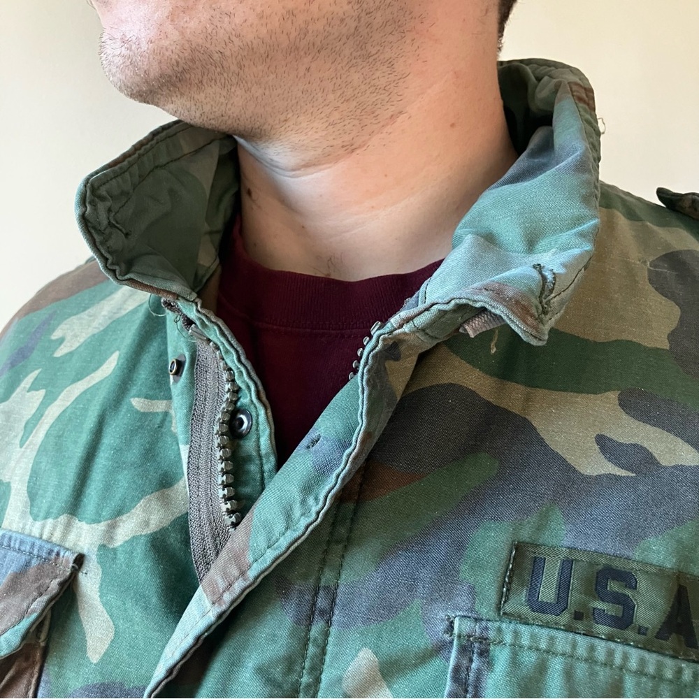 Military Surplus U.S. Army Short Size Camo Field Jacket - Picture 4 of 12